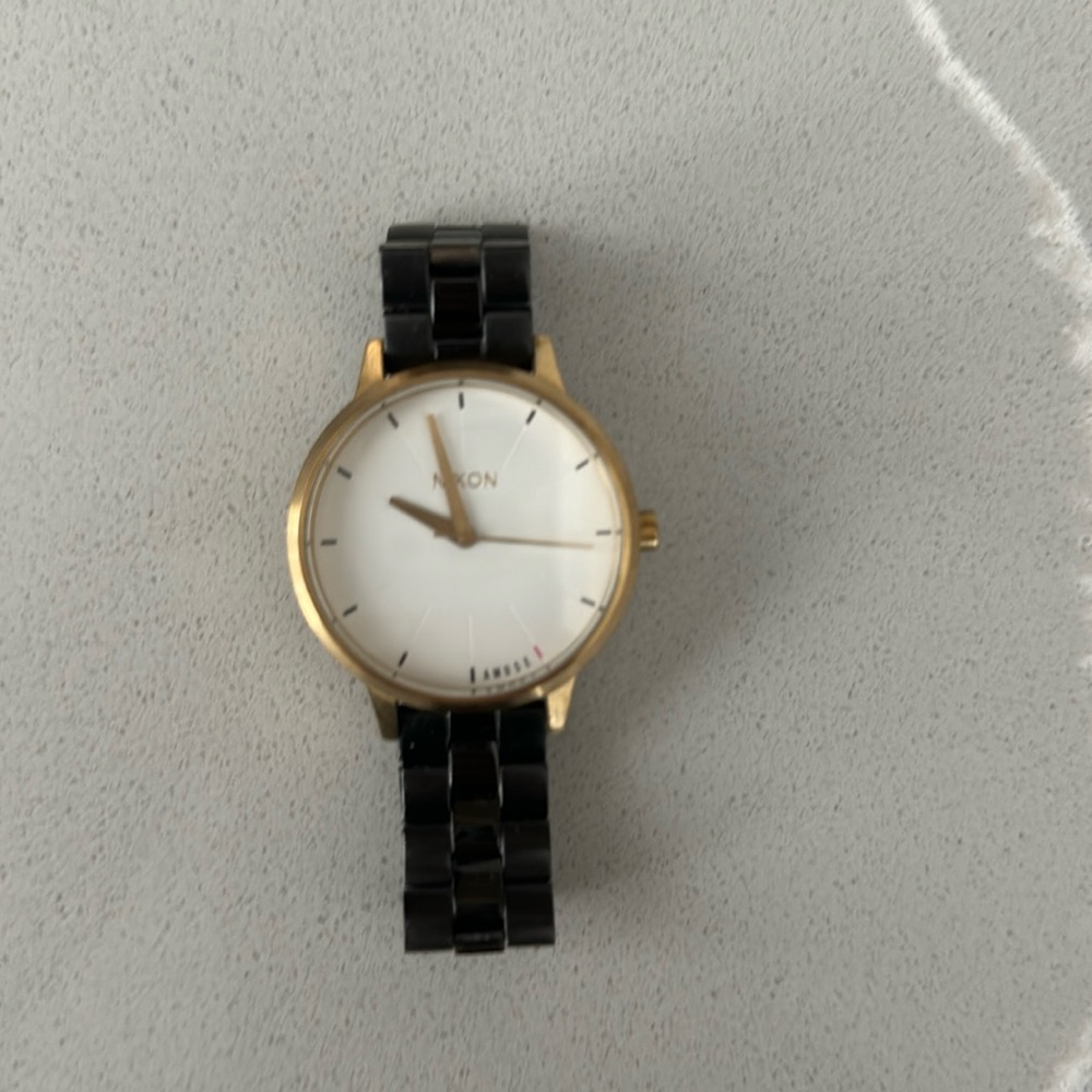 Nixon Black & Gold Watch
